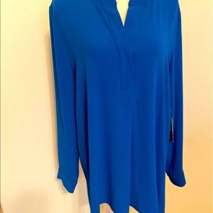 Vince Camuto blouse in royal blue NWT size large